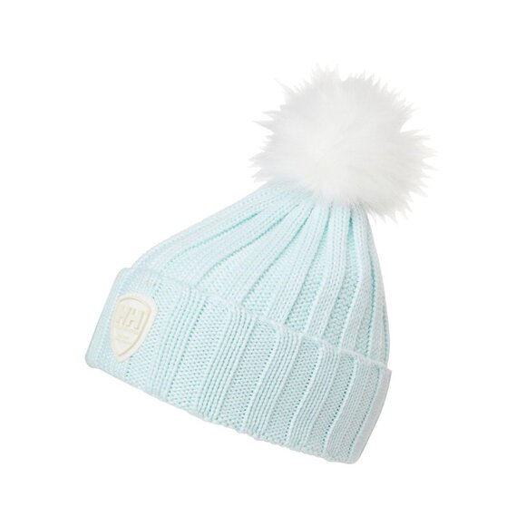 Accessories - Cozy Knit Beanie Removable Faux Fur Pom-Pom Slim Fit Winter Ski Chic